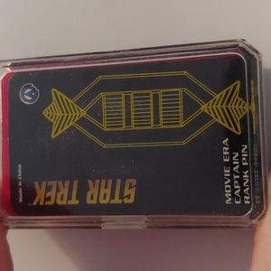 Star Trek movie era Captain rank pin authentic prop replica